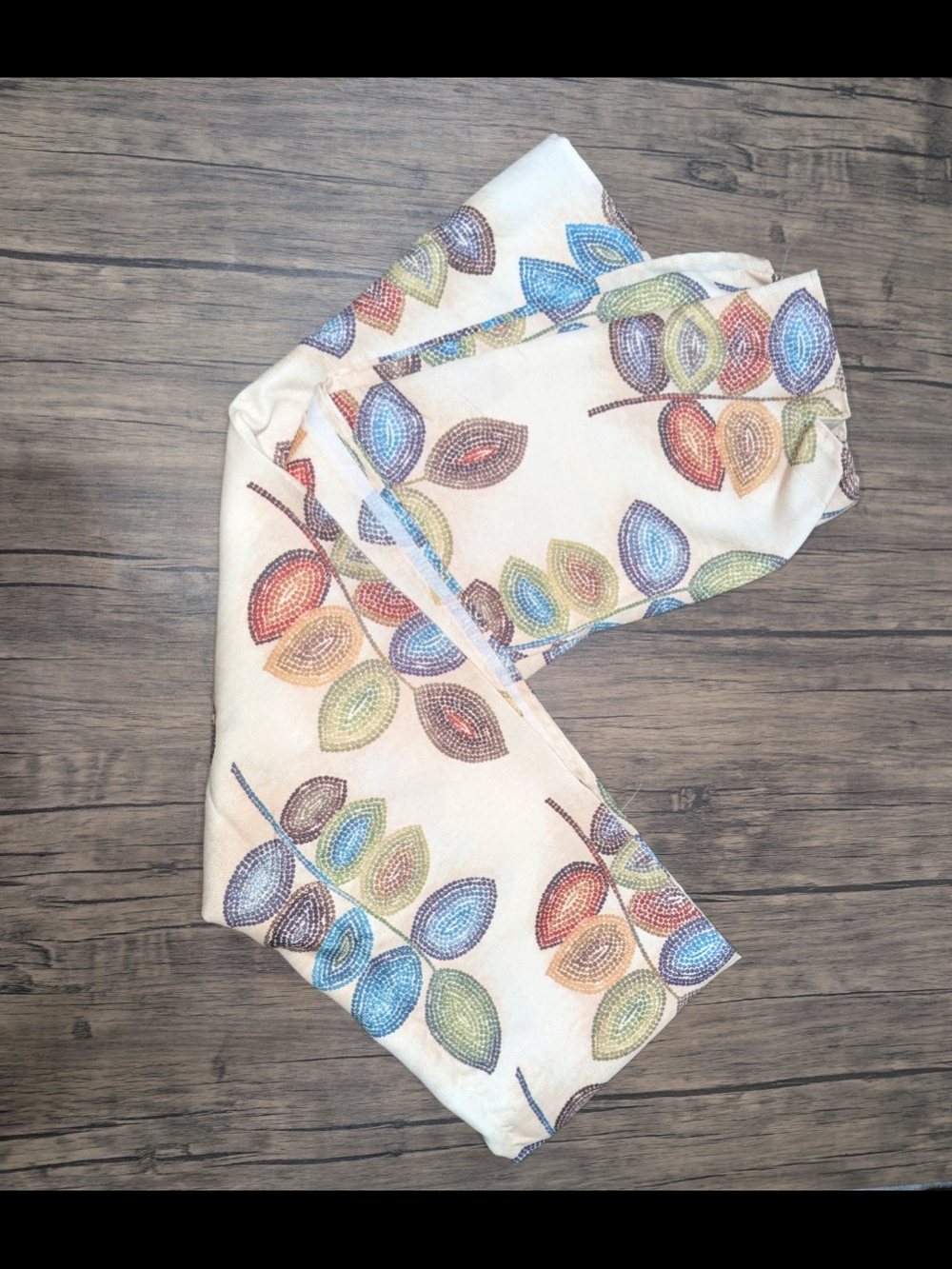 Croscill Fabric Shower Curtain Mosaic Leaves  70" X 72" Polyester